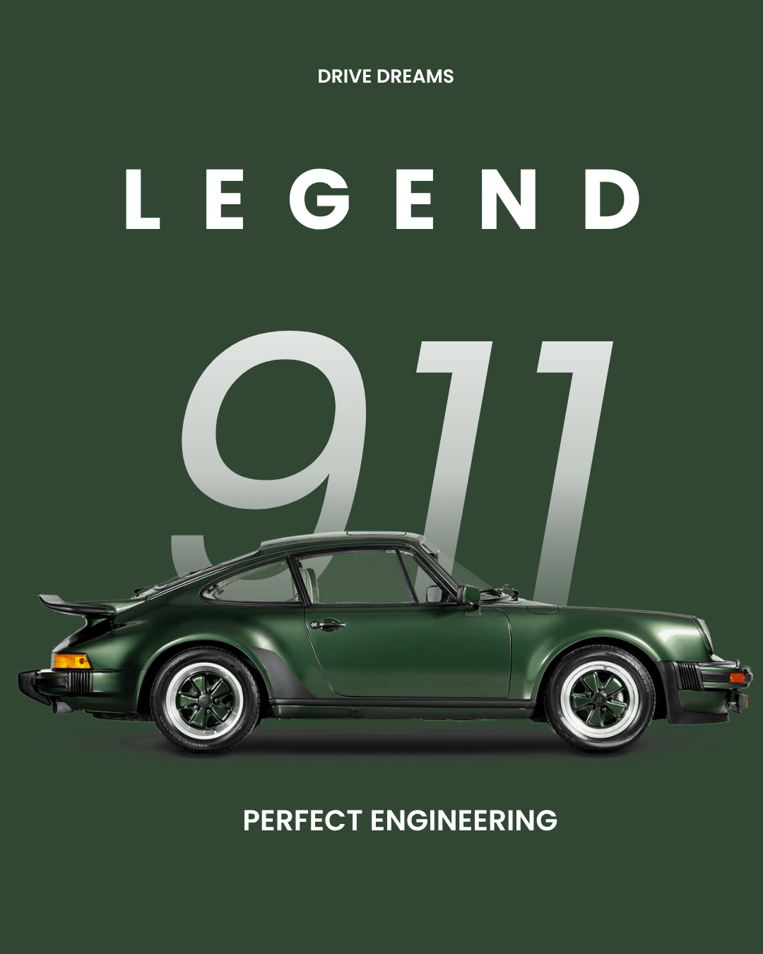 Drive Dreams - 911 Legend Poster (Digital)