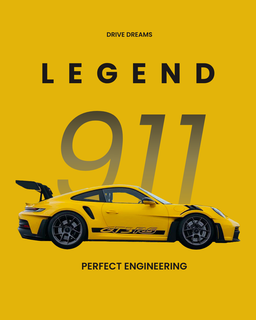 Drive Dreams - 911 Legend Poster (Digital)