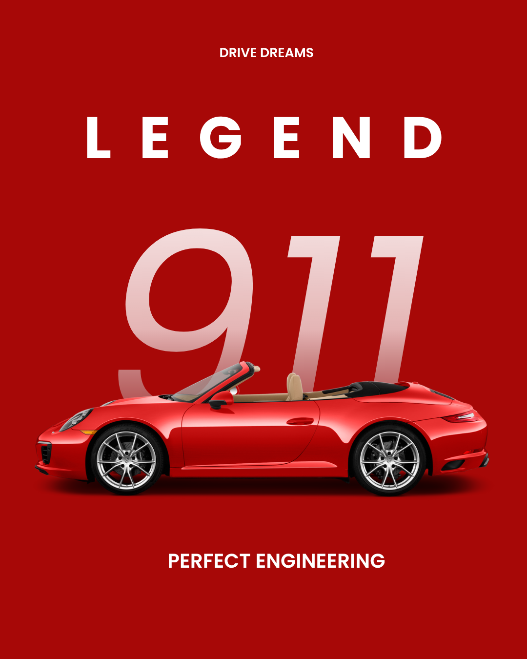 Drive Dreams - 911 Legend Poster (Digital)